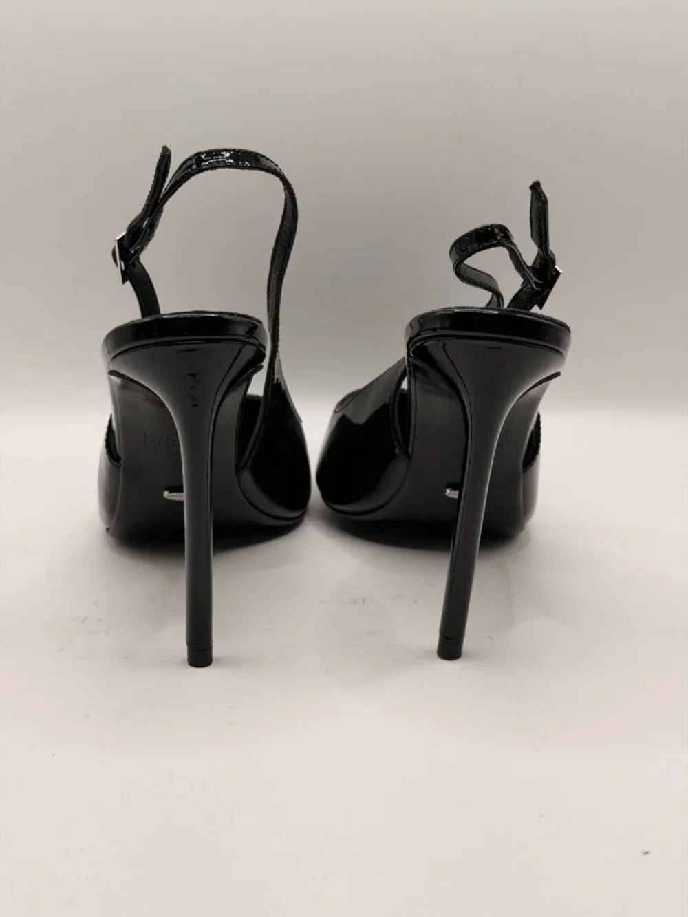 Tony Bianco Womens Asti Sling Back Sexy Black High Heel Slingback Sz 9.5
